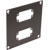 UNIVERSAL MODULAR CONNECTION PLATE 2x EDAC20, dark grey