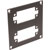 UNIVERSAL MODULAR CONNECTION PLATE 2x EDAC38, dark grey