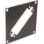 UNIVERSAL MODULAR CONNECTION PLATE 1x EDAC56, dark grey