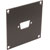 UNIVERSAL MODULAR CONNECTION PLATE 1x D-sub9 / HDD15 / HDMI, dark grey