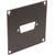 UNIVERSAL MODULAR CONNECTION PLATE 1x D-sub15, dark grey