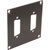 UNIVERSAL MODULAR CONNECTION PLATE 2x D-sub15, dark grey