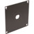 UNIVERSAL MODULAR CONNECTION PLATE 1x F type, dark grey