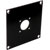 UNIVERSAL MODULAR CONNECTION PLATE 1x N type, dark grey