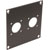 UNIVERSAL MODULAR CONNECTION PLATE 2x N type, dark grey