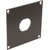 UNIVERSAL MODULAR CONNECTION PLATE 1x Lemo triax socket, dark grey