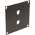 UNIVERSAL MODULAR CONNECTION PLATE 2x  ST fibre couplers, dark grey