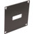 UNIVERSAL MODULAR CONNECTION PLATE 1x  SC fibre coupler, dark grey