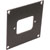 UNIVERSAL MODULAR CONNECTION PLATE 1x IEC mains female, dark grey
