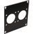 UNIVERSAL MODULAR CONNECTION PLATE 2x MIL26, black