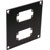 UNIVERSAL MODULAR CONNECTION PLATE 2x EDAC20, black
