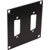 UNIVERSAL MODULAR CONNECTION PLATE 2x D-sub15, black