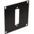 UNIVERSAL MODULAR CONNECTION PLATE 1x D-sub25, black