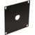 UNIVERSAL MODULAR CONNECTION PLATE 1x BNC, black