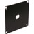 UNIVERSAL MODULAR CONNECTION PLATE 1x F type, black