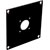 UNIVERSAL MODULAR CONNECTION PLATE 1x N type, black