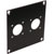 UNIVERSAL MODULAR CONNECTION PLATE 2x N type, black