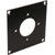 UNIVERSAL MODULAR CONNECTION PLATE 1x Lemo triax  plug, black