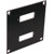 UNIVERSAL MODULAR CONNECTION PLATE 2x  SC fibre couplers, black
