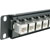 CAT6 FEEDTHROUGH PATCH PANEL 1U 24 way, screened