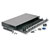 Mini5 SC DUPLEX / LC QUAD PANEL, 12 cutout, 1U (without couplers) sliding tray, fibre management