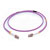 Mini5 LC-LC MM DUPLEX OM3 50/125 Fibre patch cable 0.5m, violet