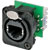 NEUTRIK ETHERCON NE8FDV-YK-B Panel mnt, black, Krone IDC termination