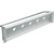 TAILGATE PANEL Angled 2U 3x Fischer Triax 1051 DS / DSR plug, grey