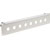 TAILGATE PANEL Flat 2U 2x Neutrik D-series / opticalcon / Fibreco mini, grey