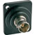 D-SERIES BNC (double-sided), 75 ohm, black