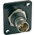D-SERIES BNC (double-sided), 75 ohm, black