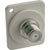 D-SERIES F connector (double-sided), white