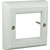 RPP EASYCLIP FACEPLATE DE364 1-gang, full module, white plastic, 22mm deep style
