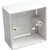 PLASTIC SURFACE BOX 1 gang, 45mm deep