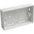 PLASTIC SURFACE BOX 2 gang, 32mm deep