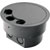 COLES FLOOR GROMMET With blank plate, black