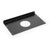 CANFORD STAGEBOX End plate, 80mm, punched for metal cable gland type E, 23-26mm cable, 47.5mm hole