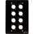 CANFORD FLUSH WALLBOX Top plate, 8 holes for type A