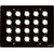 CANFORD FLUSH WALLBOX Top plate, 20 holes for type B
