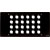 CANFORD FLUSH WALLBOX Top plate, 24 holes for type C