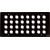 CANFORD FLUSH WALLBOX Top plate, 32 holes for type C