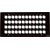 CANFORD FLUSH WALLBOX Top plate, 48 holes for type C