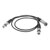 TECPRO YL916 Y-lead 4 pin XLR female to 3 pin XLR female & in-line jack