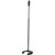 K&M 26075 STACKABLE ROUND BASE FLOOR STAND One-hand adjustment, black