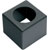 MICROPHONE FLAG Square, black, with 3 colour print (specify details)