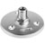 SHURE A13HD MOUNTING FLANGE Heavy duty, 5/8" thread, silver
