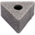MICROPHONE FLAG Triangular, spare foam block, 23mm hole