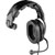 TELEX HR-1 HEADSET 150 ohms, with 150 ohms mic, straight cable, XLR 4-pin female