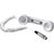 TELEX HS-6A HANDSET White, 200 ohms, with 500 ohms mic, coiled cable, XLR 4-pin female