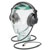 CANFORD DMH265 HEADPHONES With black armoured cable